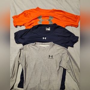 Under Armour t-shirt bundle for boy size L